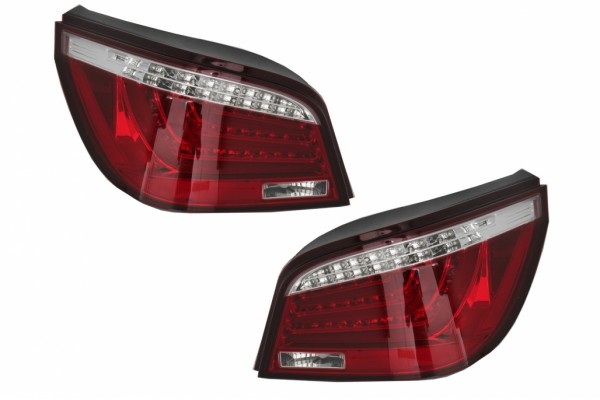 Πίσω Φώτα Led Lightbar Κατάλληλα Για Bmw Σειρά 5 E60 (04.2003-03.2007) Κόκκινο Λευκό