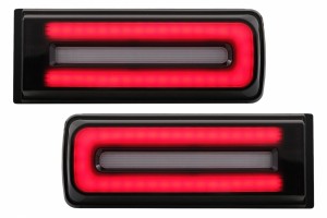 Μπάρα Φωτισμού Led Για Πίσω Φώτα Mercedes G-Class W463 (2008-2017) Facelift 2018 Design Dynamic Sequential Turning Lights Black