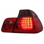 Πίσω Φώτα Led Κατάλληλα Για Bmw Σειρά 3 E46 Limousine 4D (09.2001-03.2005) Κόκκινο Smoke