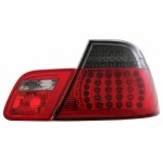 Πίσω Φώτα Led Κατάλληλα Για Bmw Σειρά 3 E46 Coupe 2D (1998-2003) Κόκκινο Μαύρο