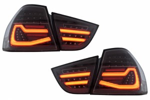 Πίσω Φώτα Led Κατάλληλα Για Bmw Σειρά 3 E90 Lci (2009-2011) Φώτα Στροφής Με Καπνό