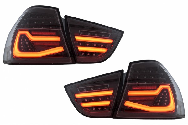 Πίσω Φώτα Led Κατάλληλα Για Bmw Σειρά 3 E90 Lci (2009-2011) Φώτα Στροφής Με Καπνό