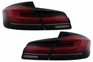 Πίσω Φώτα Led Κατάλληλα Για Bmw Σειρά 5 F10 (2011-2017) Με Δυναμικό Διαδοχικό Φως Στροφής Αναβάθμιση Σε Lci G30 Design