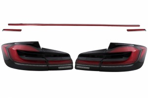 Πίσω Φώτα Led Κατάλληλα Για Bmw Σειρά 5 F10 (2011-2017) Με Δυναμικό Διαδοχικό Φως Στροφής Αναβάθμιση Σε Lci G30 Design