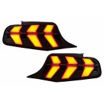 Πίσω Φώτα Led Κατάλληλα Για Ford Mustang V Pre-Facelift (2010-2012) Smoke 7 Modes Με Δυναμικά Διαδοχικά Φώτα Στροφής