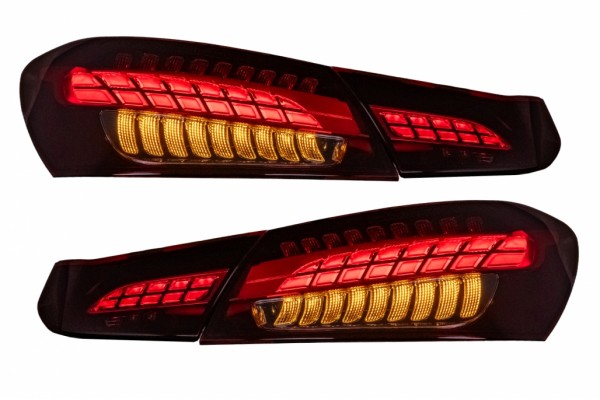 Πίσω Φώτα Led Κατάλληλα Για Mercedes E-Class W213 (2021-2023) Κόκκινα