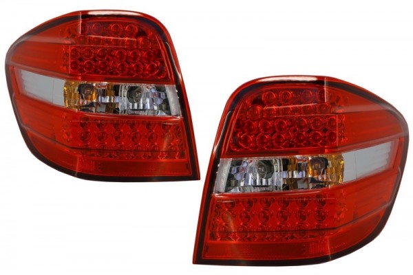 Πίσω Φώτα Led Κατάλληλα Για Mercedes M-Class W164 (2005-2008) Κόκκινο Διαφανές