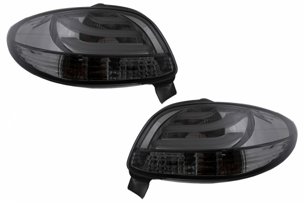 Πίσω Φώτα Led Κατάλληλα Για Peugeot 206 Hatchback 3/5 Πόρτες (1998-2004) Μαύρο Φιμέ