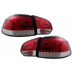 Πίσω Φώτα Led Κατάλληλα Για Vw Golf 6 Vi (2008-2013) Κόκκινο Διαφανές Πίσω Φώτα Led Κατάλληλα Για Vw Golf 6 Vi (2008-2013) Κόκκινο Διαφανές