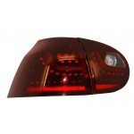 Πίσω Φώτα Led Κατάλληλα Για Vw Golf V 5 (2004-2009) Αριστερό Τιμόνι (LHD) Κεράσι Κόκκινο Αστικό Στυλ