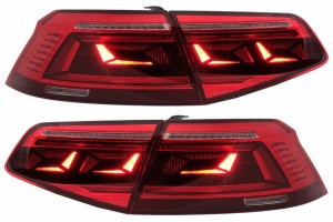 Πίσω Φώτα Led Κατάλληλα Για Vw Passat B8 3G (2015-2019) Λιμουζίνα Με Διαδοχικά Δυναμικά Φώτα Στροφής B8.5 Design