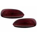 Πίσω Φώτα Led Κατάλληλα Για Vw Scirocco Hatchback 137 Mk3 (2008-2014) Κόκκινα Δυναμικά Φώτα Στροφής