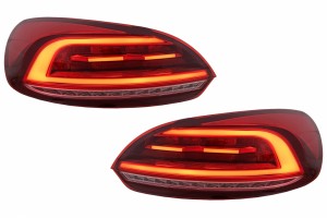 Πίσω Φώτα Led Κατάλληλα Για Vw Scirocco Hatchback 137 Mk3 (2008-2014) Κόκκινα Δυναμικά Φώτα Στροφής
