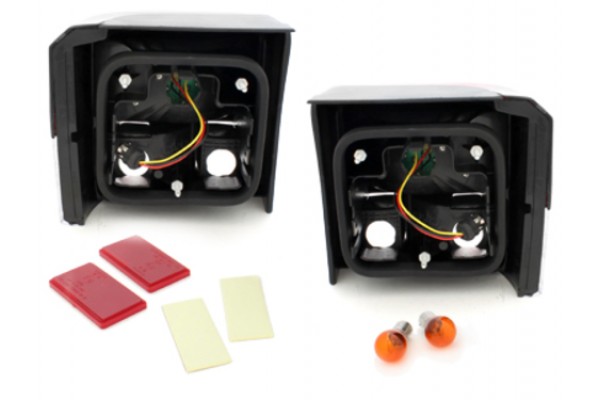 Πίσω Φώτα Led Κατάλληλα Για Vw T4 (1990-2003) Κρυστάλλινο Κόκκινο