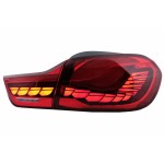 Πίσω Φώτα Oled Κατάλληλα Για Bmw Σειρά 4 F32 F33 F36 M4 F82 F83 (2013-03.2019) Κόκκινα Με Δυναμικό Διαδοχικό Φως Φλας