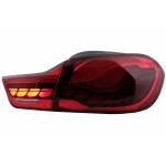 Πίσω Φώτα Oled Κατάλληλα Για Bmw Σειρά 4 F32 F33 F36 M4 F82 F83 (2013-03.2019) Κόκκινα Με Δυναμικό Διαδοχικό Φως Φλας