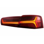 Πίσω Φώτα Full Led Κατάλληλα Για Audi A6 4G C7 Limousine (2011-2014) Κόκκινο, διάφανο, Facelift Design Με Διαδοχικά Δυναμικά Φώτα στροφής.