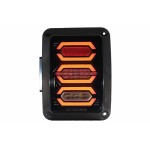 Πίσω Φώτα Full Led Κατάλληλα Για Jeep Wrangler Jk Rubicon (2007-2017) Smoke