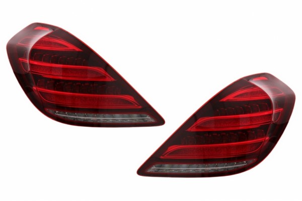 Πίσω Φώτα Full Led Κατάλληλα Για Mercedes S-Class W222 (2013-2017) Με Διαδοχικά Δυναμικά Φώτα στροφής, Facelift Design