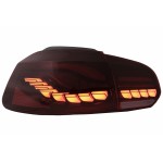Πίσω Φώτα Full Led Κατάλληλα Για Vw Golf 6 Vi (2008-2013) Κόκκινο Smoke Με Διαδοχικά Δυναμικά Φώτα Στροφής (ΑΡΙΣΤΕΡΟΤΙΜΟΝΟ Και ΔΕΞΙΟΤΙΜΟΝΟ)