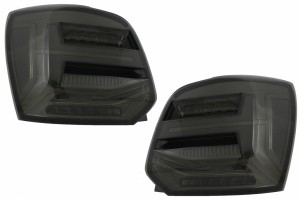Πίσω Φώτα Full Led Κατάλληλα Για Vw Polo 6R 6C 61 (2011-2017) Διαδοχικά Δυναμικά Φώτα Στροφής Vento Look Smoke