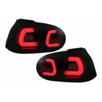 Πίσω Φώτα Led Bar Κατάλληλο Για Vw Golf V 5 (2004-2009) Smoke Black Urban Style