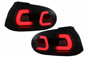Πίσω Φώτα Led Bar Κατάλληλο Για Vw Golf V 5 (2004-2009) Smoke Black Urban Style