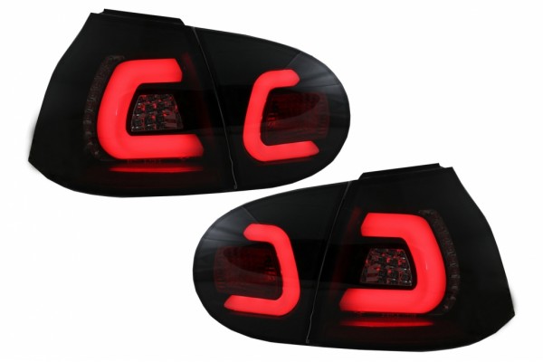 Πίσω Φώτα Led Bar Κατάλληλο Για Vw Golf V 5 (2004-2009) Smoke Black Urban Style