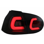 Πίσω Φώτα Led Bar Κατάλληλο Για Vw Golf V 5 (2004-2009) Smoke Black Urban Style