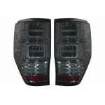 Πίσω Φώτα Led Κατάλληλα Για Ford Ranger (2012-2018) Με Διαδοχικά Δυναμικά Φώτα Στροφής Σε Χρώμα Smoke.