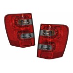 Πίσω Φώτα Led Κατάλληλα Για Jeep Grand Cherokee (1999-05.2005) Κόκκινο Φιμέ