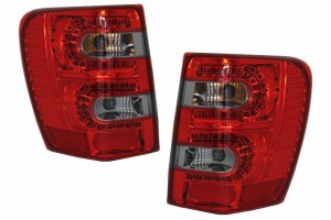 Πίσω Φώτα Led Κατάλληλα Για Jeep Grand Cherokee (1999-05.2005) Κόκκινο Φιμέ