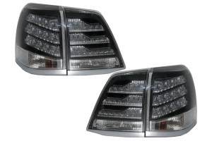 Πίσω Φώτα Led Κατάλληλα Για Toyota Land Cruiser FJ200 J200 (2007-2011) Μαύρο Και Άσπρο