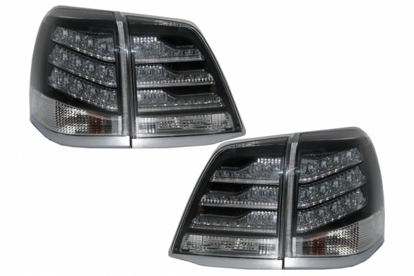 Πίσω Φώτα Led Κατάλληλα Για Toyota Land Cruiser FJ200 J200 (2007-2011) Μαύρο Και Άσπρο