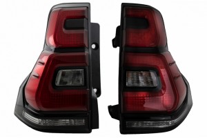 Πίσω Φώτα Led Κατάλληλα Για Toyota Land Cruiser FJ150 Prado (2010-2016) Κόκκινη Διαφανής Μπάρα Φωτισμού (2018+) Σχεδιασμός