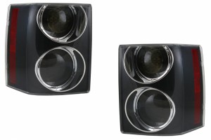 Πίσω Φώτα Κατάλληλα Για Land Range Rover Vogue Iii L322 (2002-2009) Λαμπτήρας Αλογόνου Supercharged Design Facelift Smoke Edition