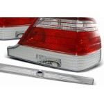 Πίσω Φώτα Κατάλληλα Για Mercedes S-Class W140 Sedan (1995-10.1998) Κόκκινο Διαφανές
