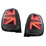 Πίσω Φώτα Κατάλληλα Για Mini One F55 F56 F57 3D 5D Cabrio (2014-2018) Jcw Design Ασημί