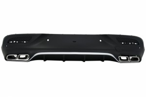 Πίσω Διαχύτης Με Άκρα Σιγαστήρα Εξάτμισης Κατάλληλος Για Mercedes Gle Coupe C292 Sport Line (2015-2019) Chrome Edition GLE63 Design