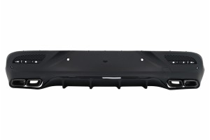 Πίσω Διαχύτης Με Άκρα Σιγαστήρα Εξάτμισης Κατάλληλος Για Mercedes Gle Coupe C292 Sport Line (2015-2019) Night Package GLE63 Design