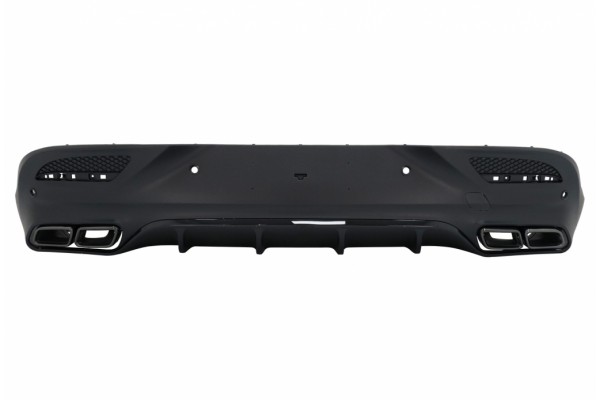 Πίσω Διαχύτης Με Άκρα Σιγαστήρα Εξάτμισης Κατάλληλος Για Mercedes Gle Coupe C292 Sport Line (2015-2019) Night Package GLE63 Design