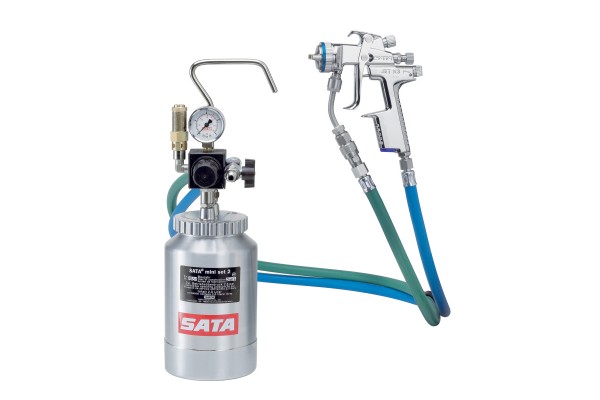 Sata 56408 Mini Set 2 - Καδος Βαφης 2LT Με Πιστολι Βαφης Satajet 3000 K Rp 1.1 (Λάστιχο 1.5mt)