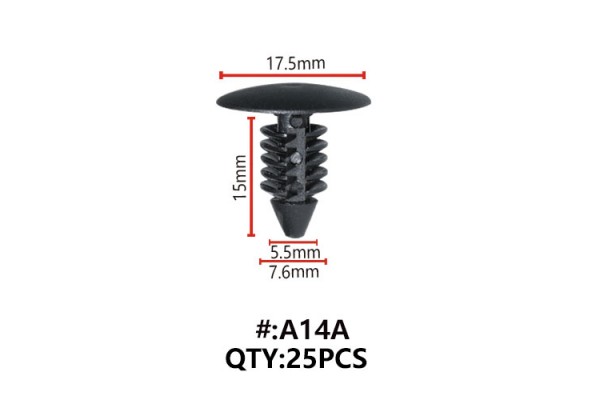 Maestro A14A Κλιπς Συγκρατησης Αμαξωματος (TREE TYPE)