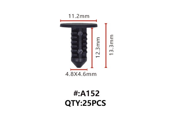 Maestro A152 Κλιπς Συγκρατησης Αμαξωματος (TREE TYPE)