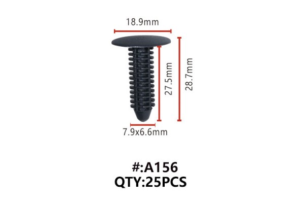 Maestro A156 Κλιπς Συγκρατησης Αμαξωματος (TREE TYPE)