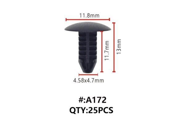 Maestro A172 Κλιπς Συγκρατησης Αμαξωματος (TREE TYPE)