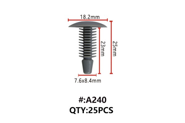 Maestro A240 Κλιπς Συγκρατησης Αμαξωματος (TREE TYPE)