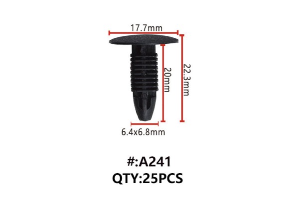 Maestro A241 Κλιπς Συγκρατησης Αμαξωματος (TREE TYPE)