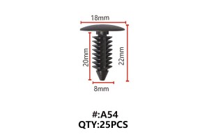 Maestro A54 Κλιπς Συγκρατησης Αμαξωματος (TREE TYPE)
