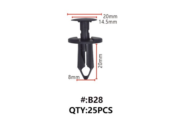 Maestro B28 Κλιπς Πλαστικα Κουμπωματα Για Αμαξωμα (RETAINERS)